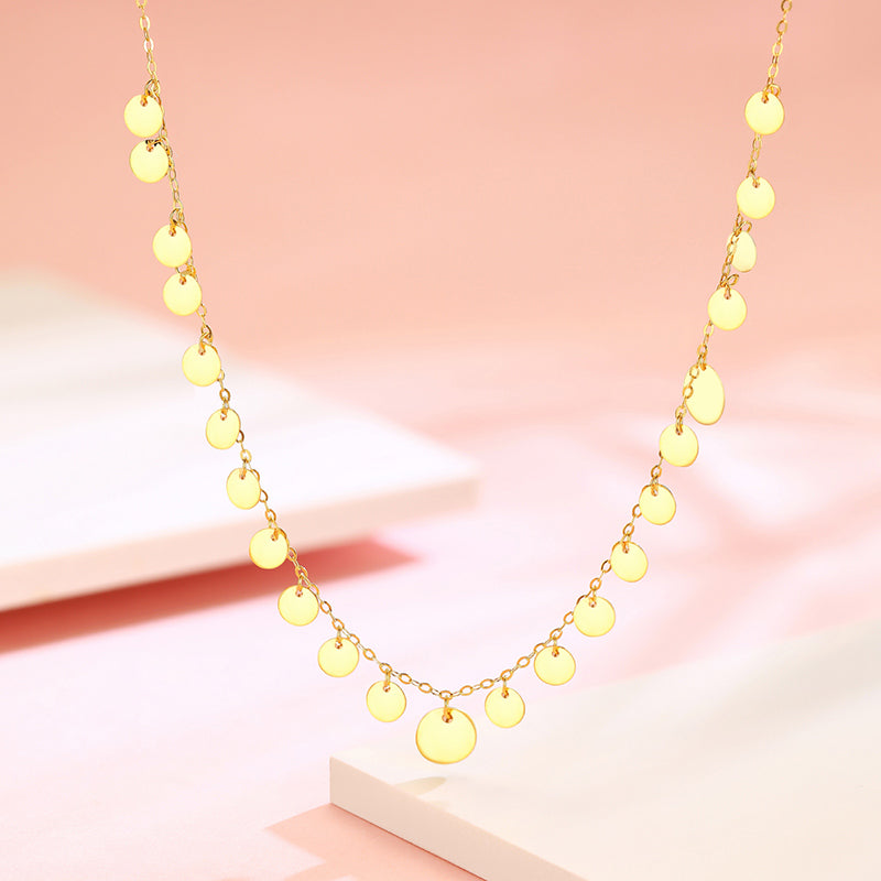 18k Gold Charm Necklace