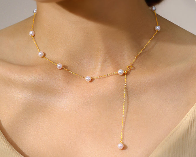 Sea Pearl 18k Gold Necklace