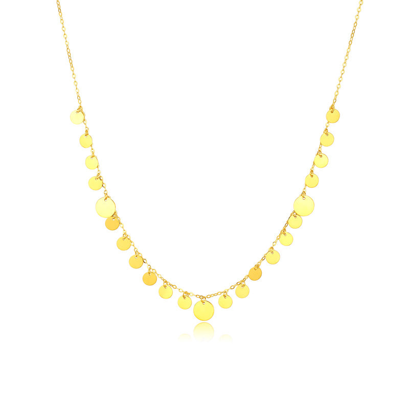 18k Gold Charm Necklace