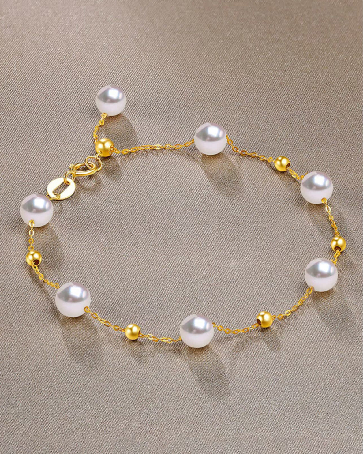Akoya Sea Pearl 18k Gold Bracelet