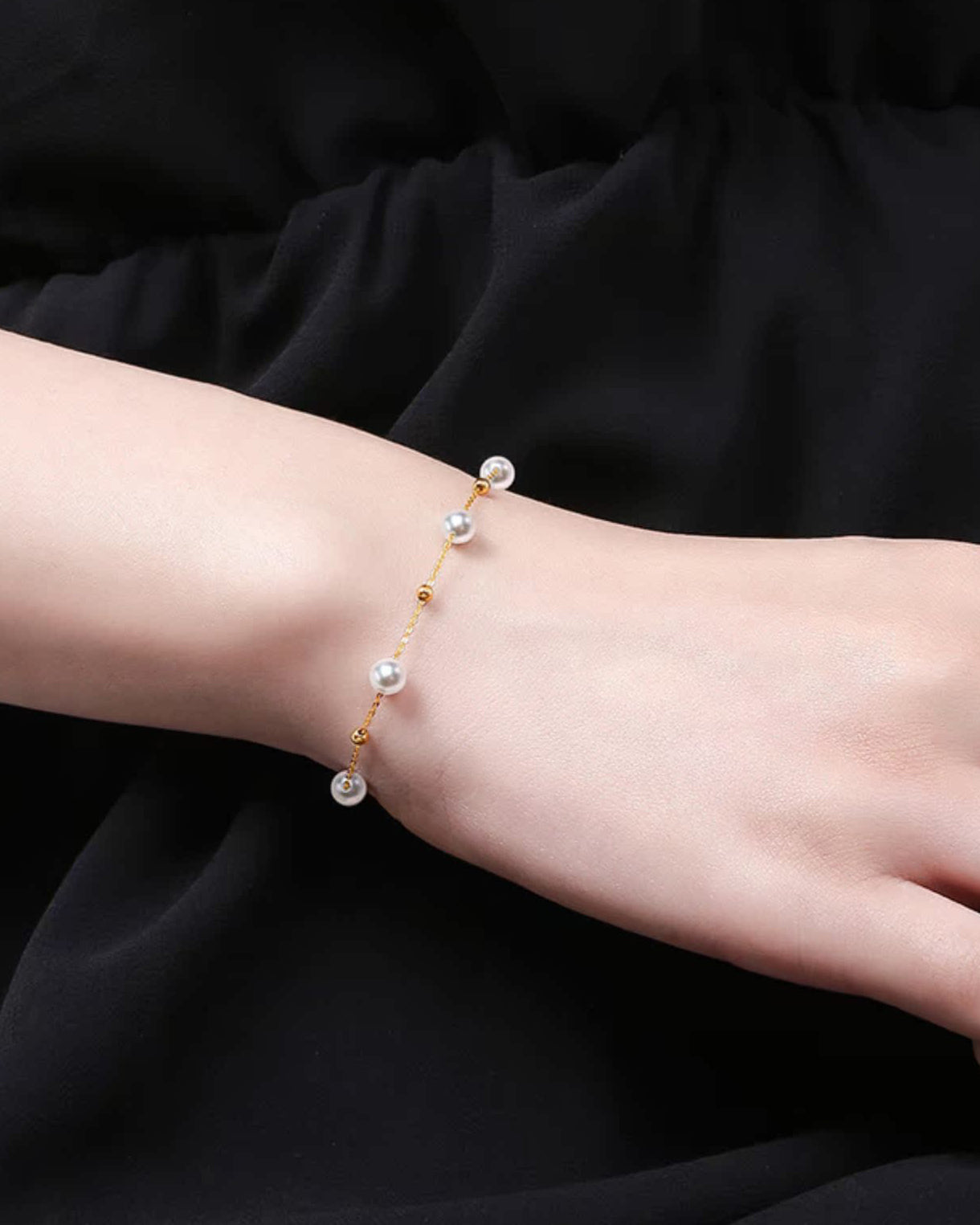 Akoya Sea Pearl 18k Gold Bracelet