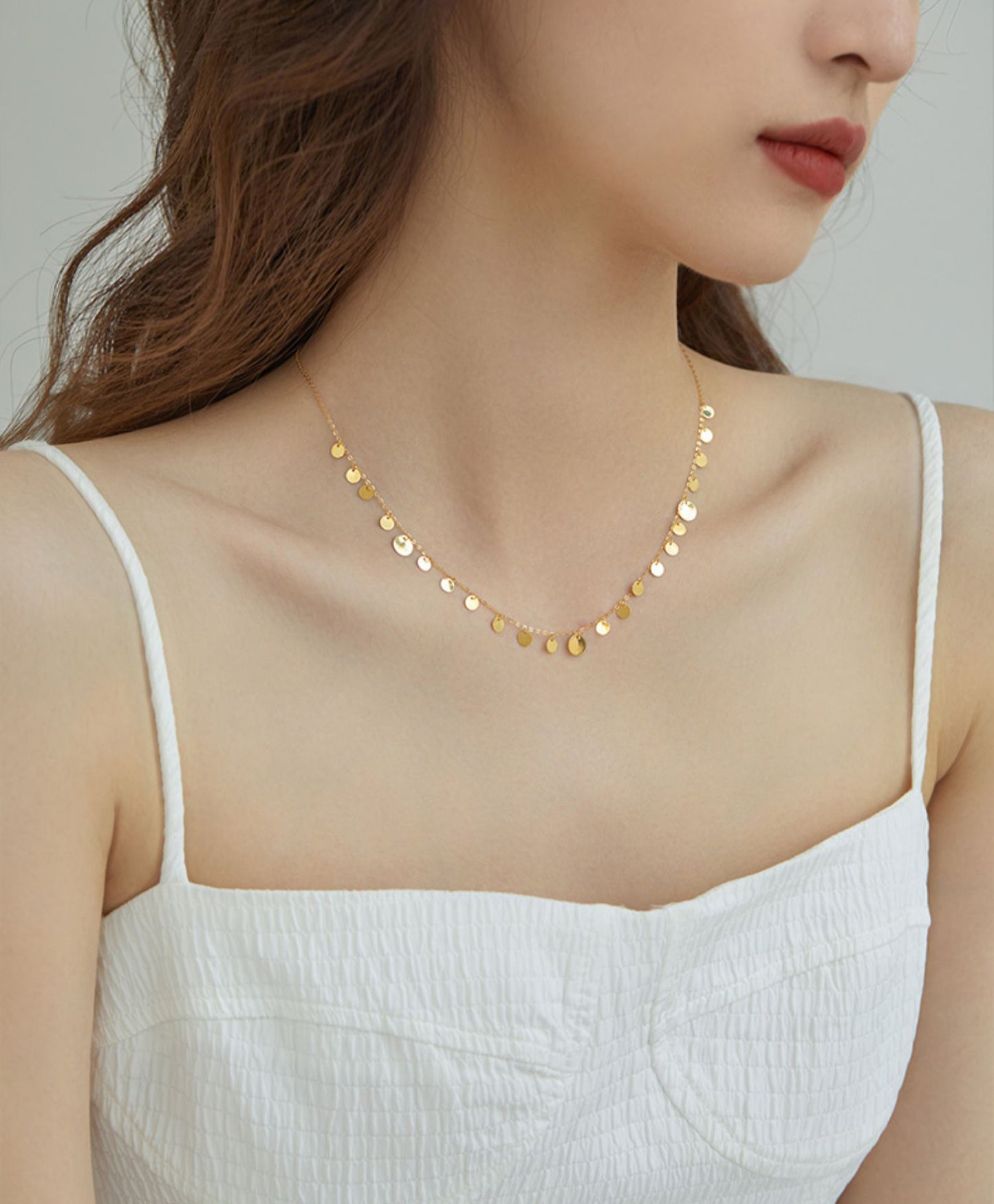 18k Gold Charm Necklace
