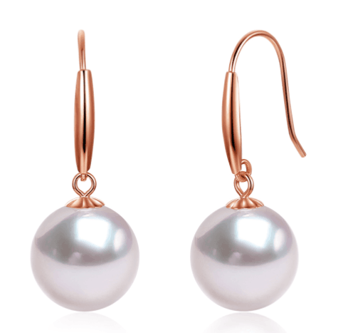 Akoya Sea Pearl 18k Gold Drop Earrings