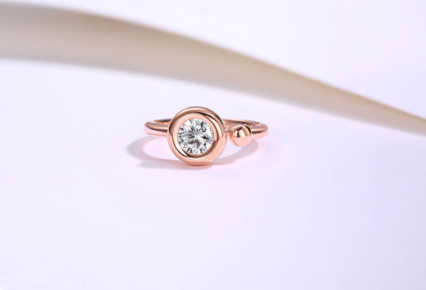 18k Gold 1ct Lab-Created Diamond Ring